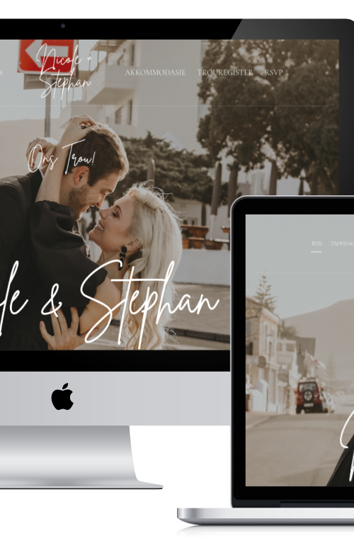 custom wedding website design